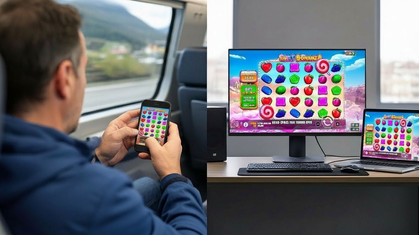 Vergleich zwischen mobiler Nutzung im Alltag und klassischem Desktop Gaming in der Schweiz